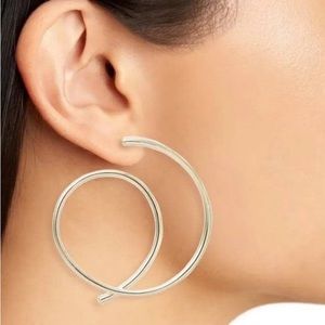 Kendra Scott Myles hoop in Silver